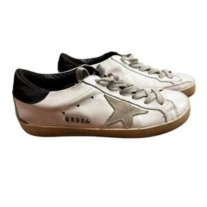 Golden Goose White Ice Black Sneakers EU 36 (US Women’s 6)